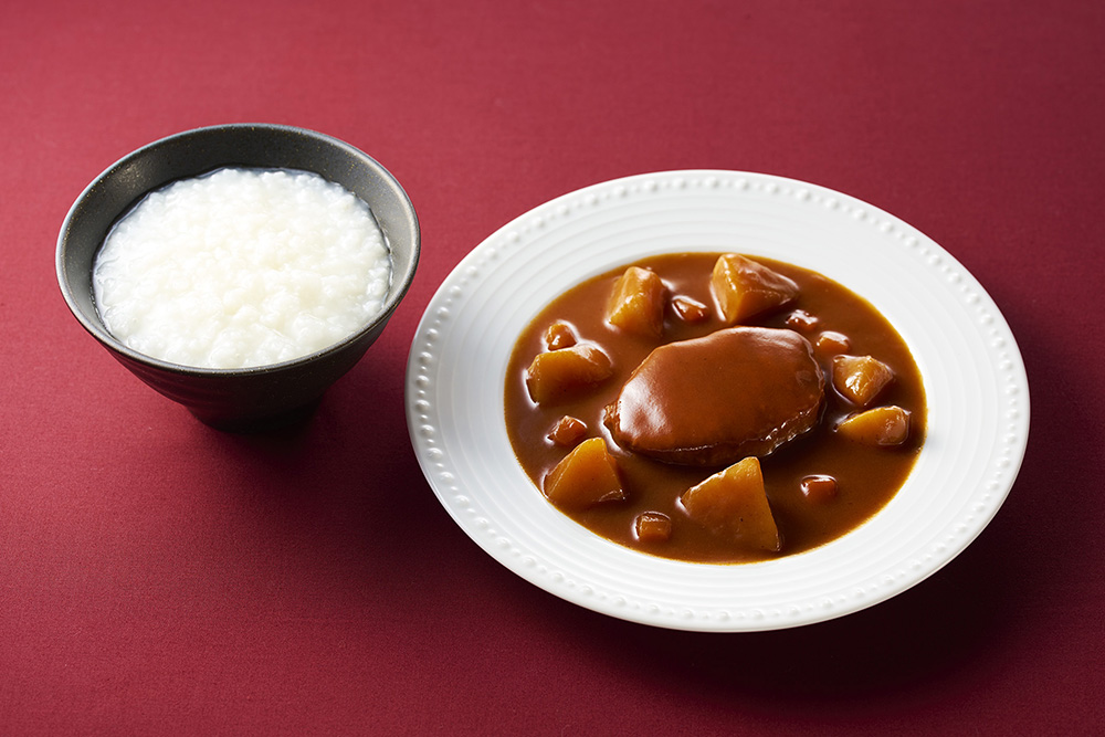 エニマクリンeコロン 煮込みハンバーグ＋白がゆ