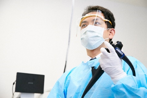 大腸カメラの様子